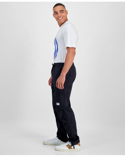 Boss Black Hugo By Drawstring Cargo Pants for men