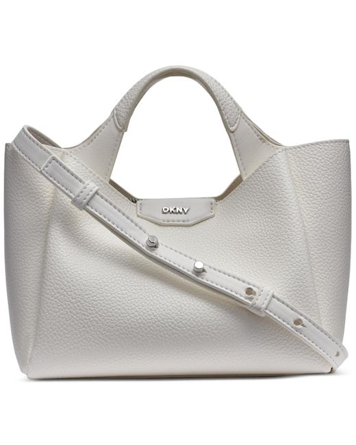 DKNY Damen Everyday Bag Satchel – Aus Veganem Leder, Mit Schultergurt, Strukturierte Handtasche, Modern & Praktisch