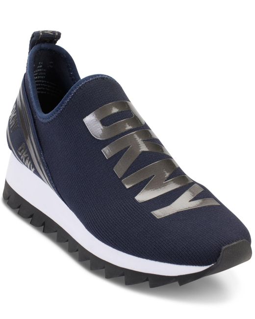 DKNY Abbi Slip-on Sneakers in Blue | Lyst