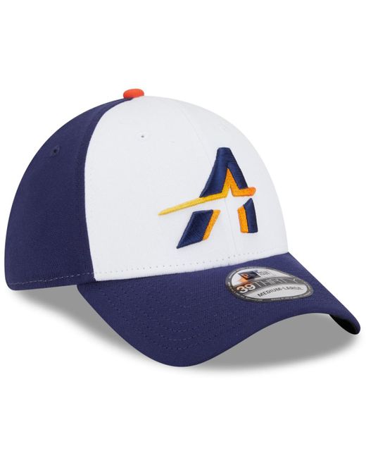 KTZ Blue White/navy Houston Astros 2025 City Connect 39thirty Flex Hat for men