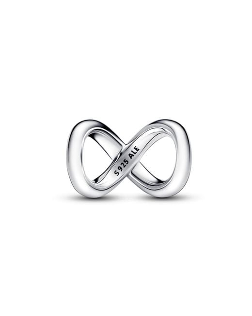 Pandora White Forever Always Infinity Charm