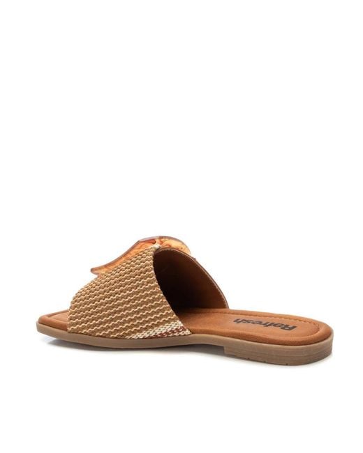 Xti Brown Flat Slip