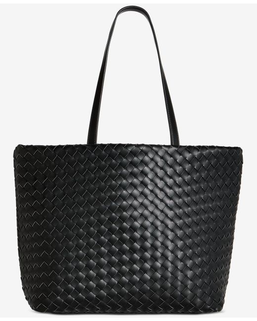 On 34th Black Extra-large Woven Tote