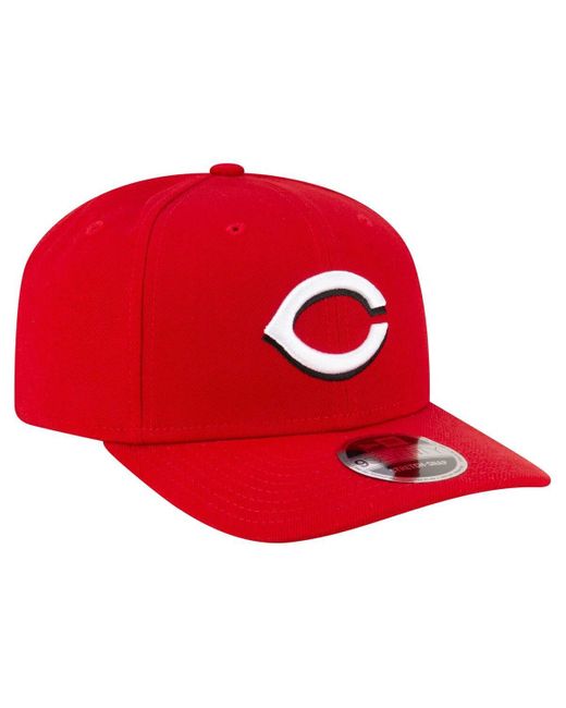 KTZ Red Cincinnati S Player Replica 9seventy Adjustable Hat for men