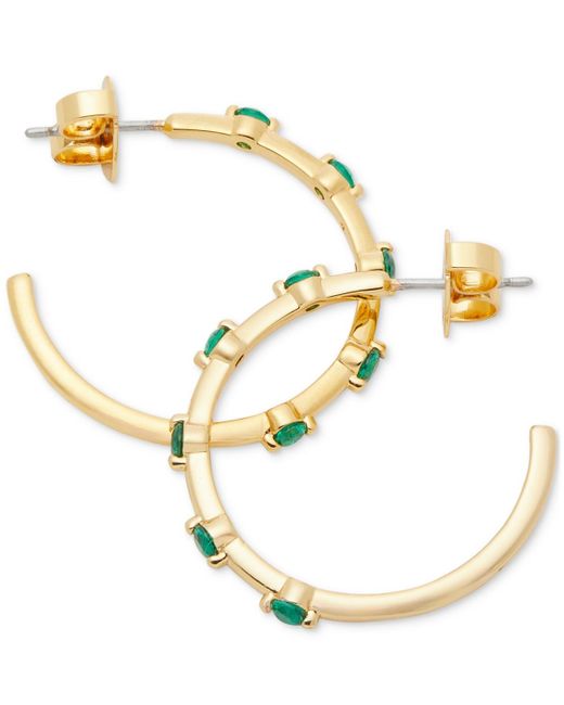 Kate Spade Metallic Hint Of Shimmer Hoops