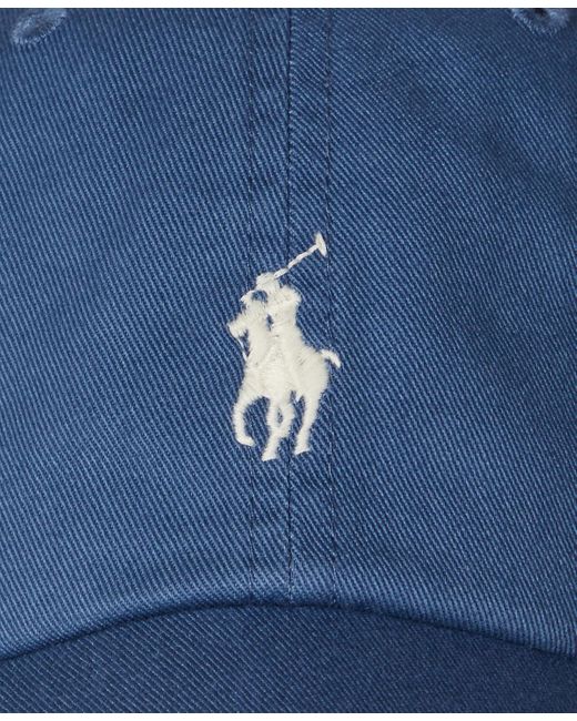 Polo Ralph Lauren Blue Classic Chino Cap for men
