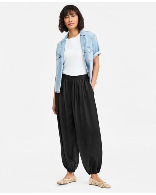 On 34th White Pull-on Balloon Pants