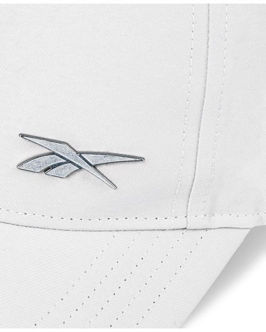 Reebok White Badge Logo Cap for men