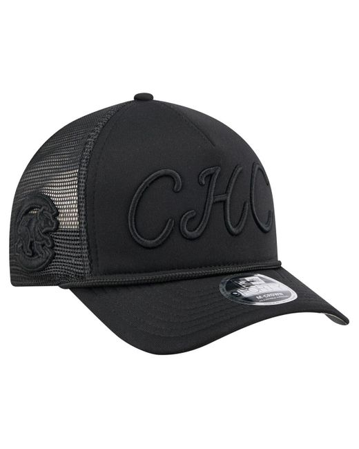 KTZ Gray Chicago Cubs City Initial 9forty A-frame M-crown Adjustable Trucker Hat for men