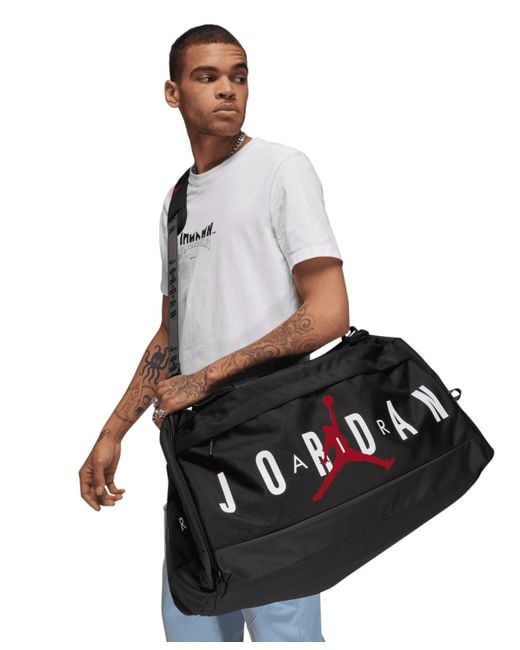 Nike Black Jam Velocity Duffel Bag for men