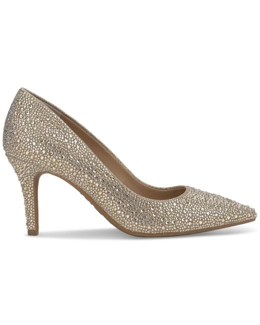 INC International Concepts Multicolor Zitah Embellished Pointed Toe Pumps