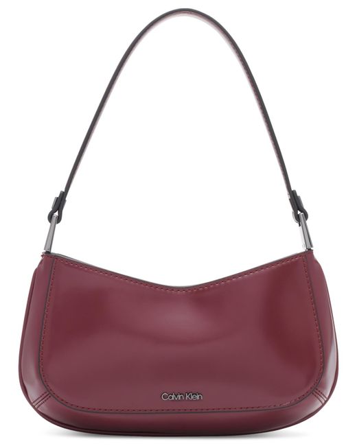 Calvin Klein Purple Charlie Double Compartment Mini Shoulder Bag