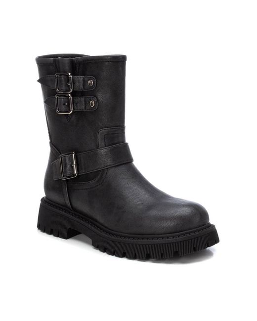 Xti Black Casual Booties By