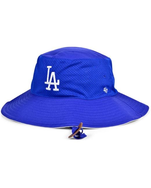 '47 Blue Los Angeles Dodgers Panama Bucket for men