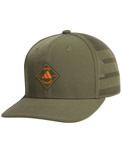 Adidas Green Quick Dry Adjustable Hat for men
