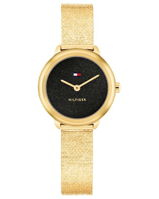 Tommy Hilfiger Quartz Tone Stainless Steel Mesh Bracelet Watch in ...
