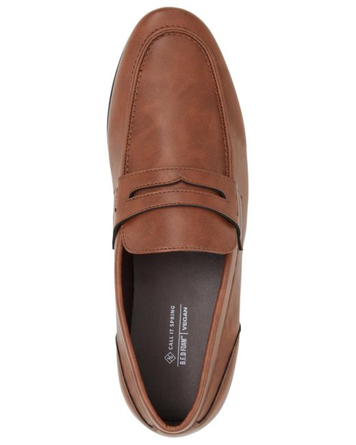 Call It Spring Brown Starling Driving Loafers for men