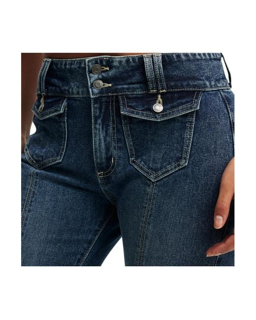 Cotton On Blue Stretch Bootcut Flare Jean
