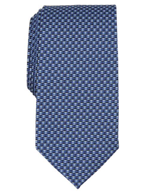 Perry Ellis Blue Stover Checker Pattern for men