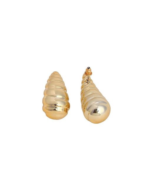 SOH Metallic The Medium Shell Stud Earrings
