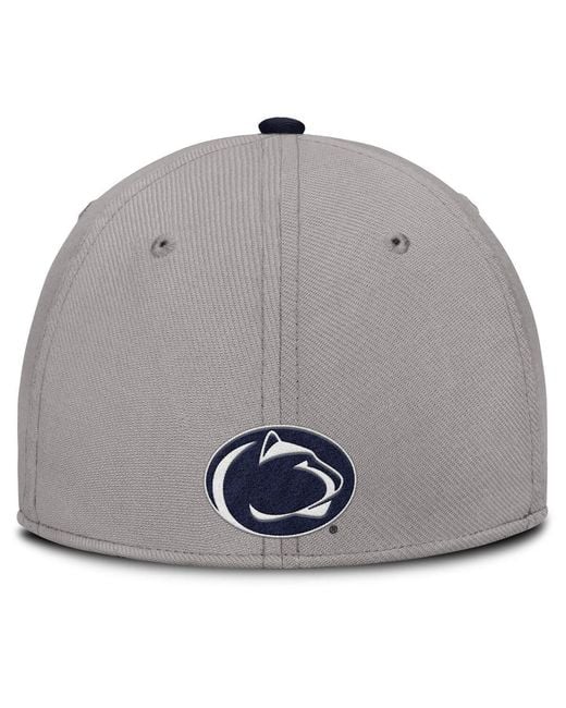 Nike Gray West Virginia Mountaineers Rise Prep Performance Flex Hat for men