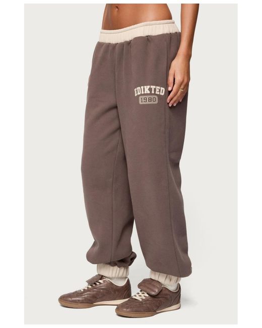 Edikted Natural 1980 Sweatpants