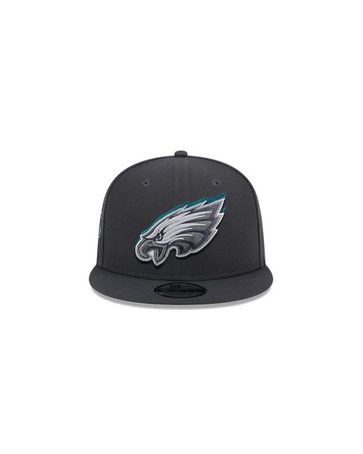 KTZ Black Philadelphia Eagles 2024 Nfl Draft On Stage 59fifty Fitted Hat for men