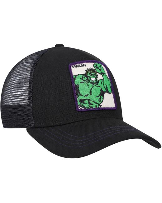 Lids Green Hulk Retro A-frame Snapback Hat for men