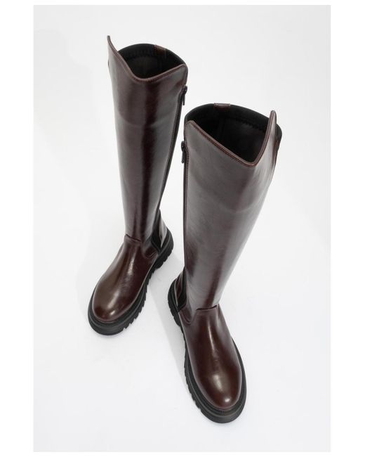 Prologue Shoes Black Shadow Knee High Boot ()