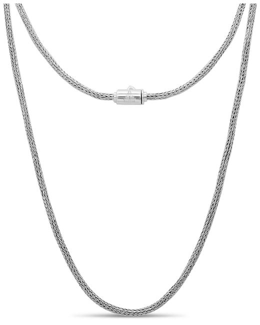 DEVATA Metallic Foxtail Round 2.5mm Chain Necklace
