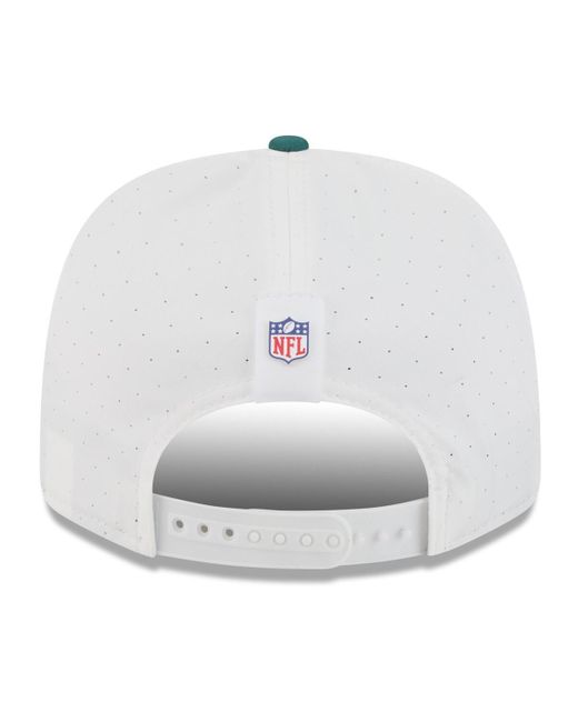 KTZ Blue White/midnight Green Philadelphia Eagles 2025 Nfl Training Camp 9seventy Adjustable Hat for men