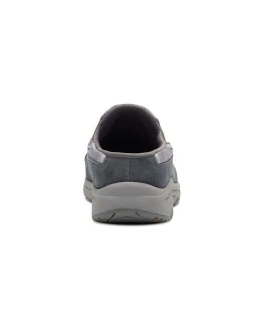 Easy Spirit Gray Traveltime Slip-on Mule Walking Sneakers
