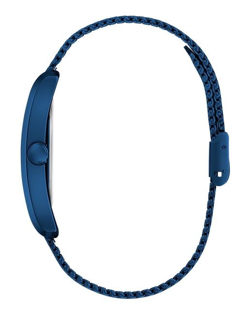 Guess Blue Analog Mesh Watch for men
