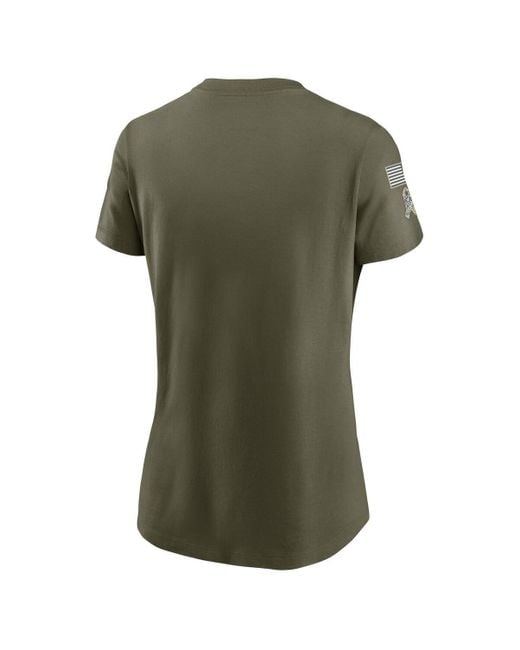Nike Green Dallas Cowboys 2025 Salute To Service Sideline T-shirt