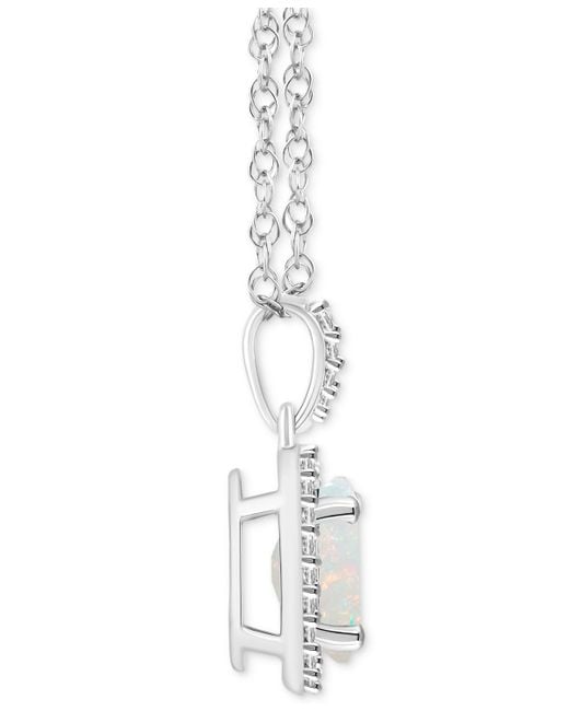 Macy's White Lab-created Ruby (1-1/4 Ct. T.w.