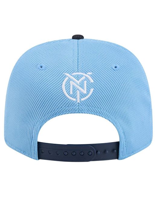 KTZ Sky Blue/navy New York City Fc 2025 Jersey Hook 9seventy Stretch-snap Hat for men