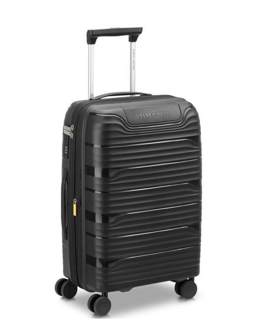 Delsey Black New Dune 21" Expandable Spinner Carry-on