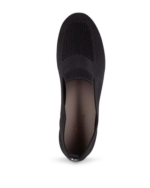 Danskin Black Cozy Slip-on Loafers