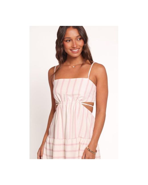 Petal & Pup Pink Evelin Midi Dress
