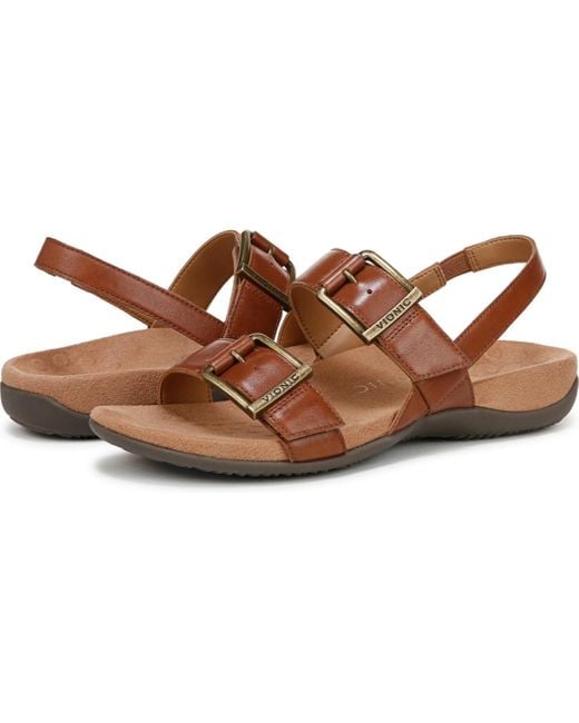 Vionic Brown Reese Slingback Sandals