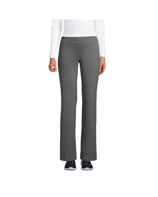 Lands' End Tall Active Yoga Pants in Gray | Lyst