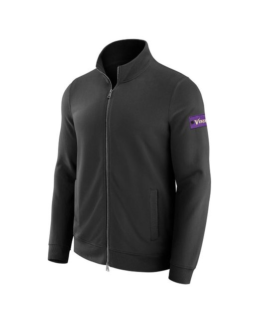 J. Palmer Black Minnesota Vikings Qb1 Full-zip Sweatshirt for men