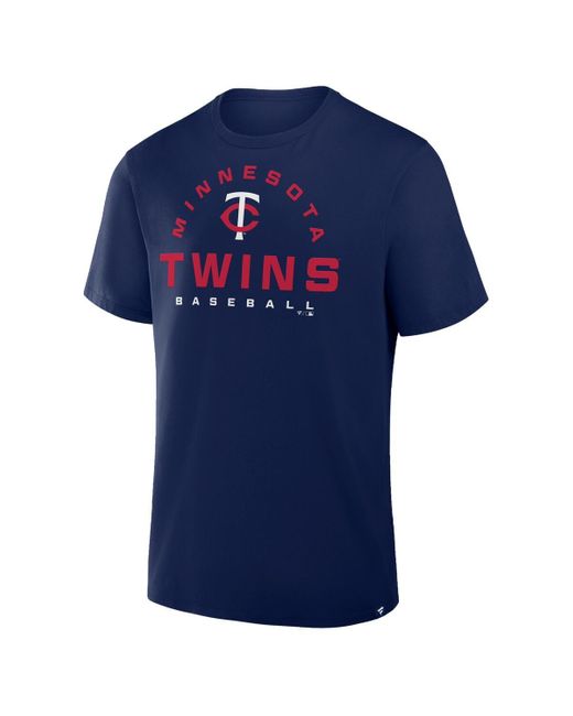 Fanatics Blue Minnesota Twins Clubhouse Legacy Primary Play T-shirt for men