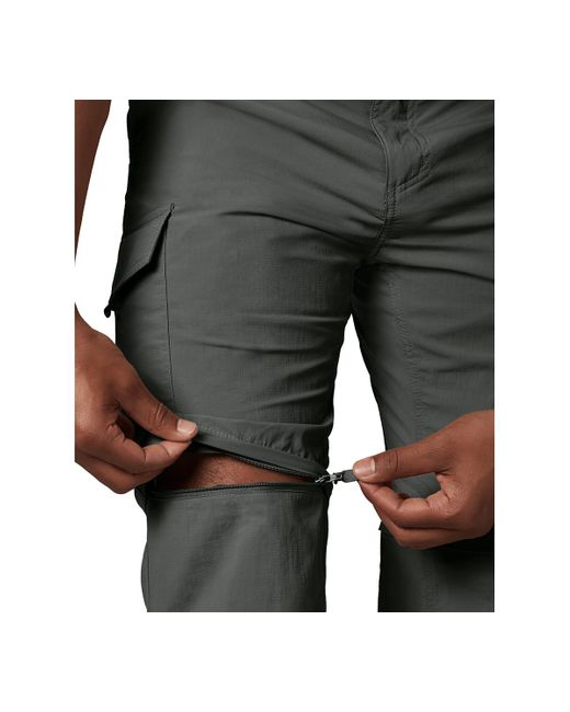 Columbia Black Silver Ridge Convertible Pants for men