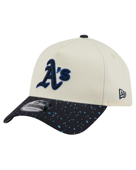KTZ Blue Athletics Speckle A-frame 9forty Adjustable Hat for men