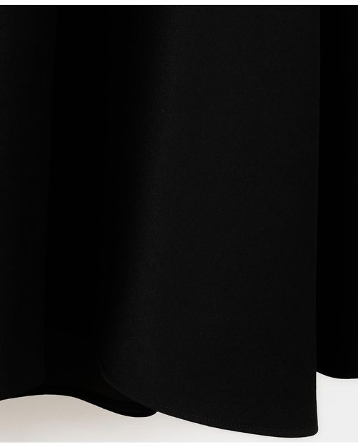 Mango Black Open Back Halter-neck Dress