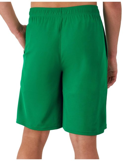 Champion Green Double Dry Cross-training 10" Shorts for men