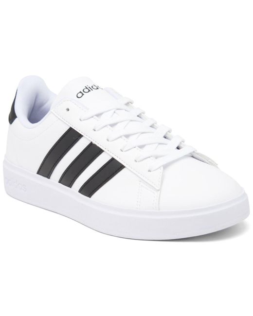 adidas Leather Grand Court Cloudfoam Lifestyle Court Comfort Casual ...
