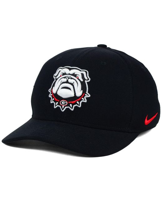 Nike Black Georgia Bulldogs Classic Swoosh Cap for men