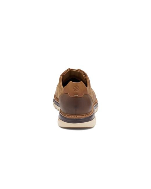 Johnston & Murphy Brown Braxton Plain Toe Shoe for men